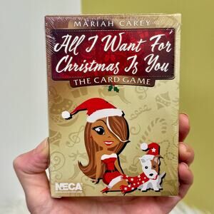 Mariah Carey All I Want For Christmas Is You Card Game NEW FACTORY SEALED